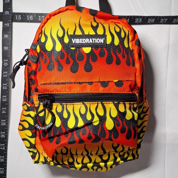 Vibedration Hydration Backpack w/o bladder - Small - Flames - Used main image 9